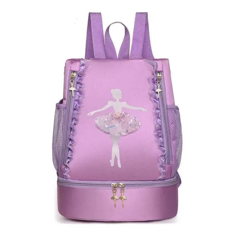 Premium Ballet School Backpack Waterproof Cartoon Princess Design For Girls Ages 4 To 6 Lightweight And Comfortable - ToylandEU