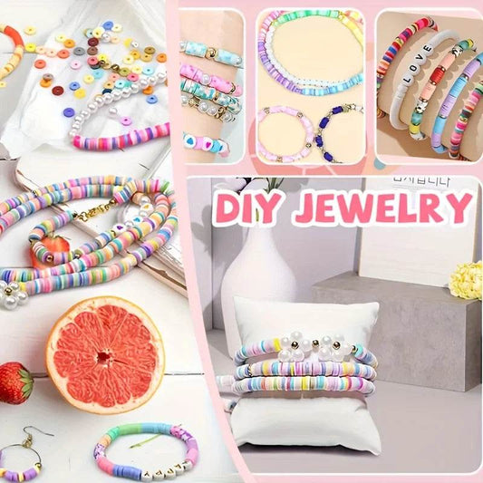 Premium Beaded Bracelet Kit Colorful Beads For Girls - ToylandEU
