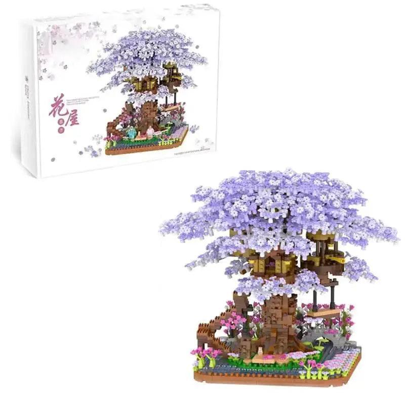 Premium Bonsai Architecture Set Pink Sakura Toyland EU - ToylandEU™