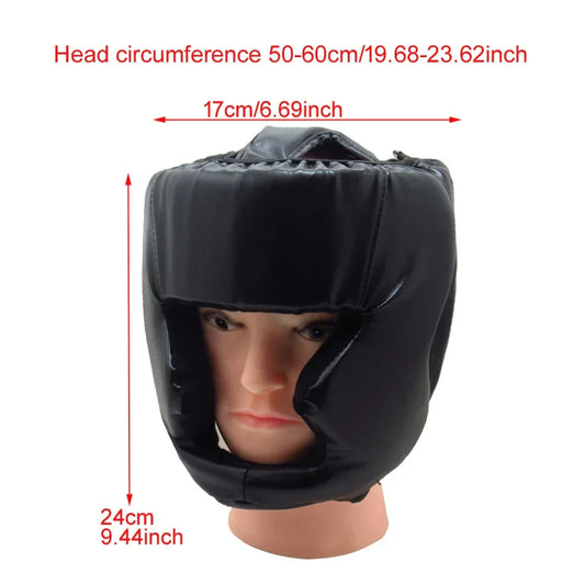 Premium Boxing Headgear PU Leather Exterior For Adults - ToylandEU