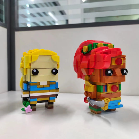 Premium BrickHeadz Figures Set Zelda Edition With Urbosa Mipha Bird Man For Children - ToylandEU