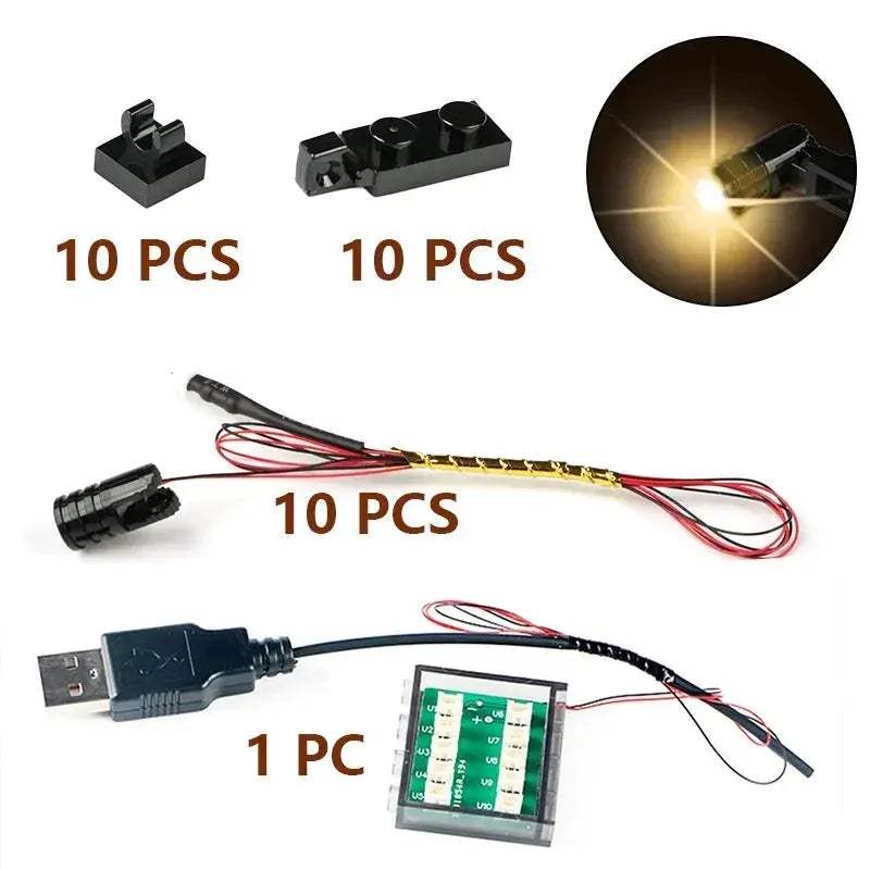 Premium Building Block LED Spotlight 10Pcs Kit Toyland EU - ToylandEU™