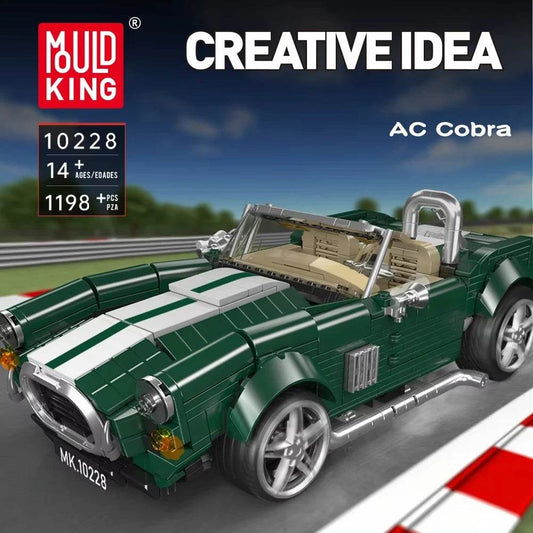 Premium Building Block Set AC Cobra Roadster For Adults - ToylandEU