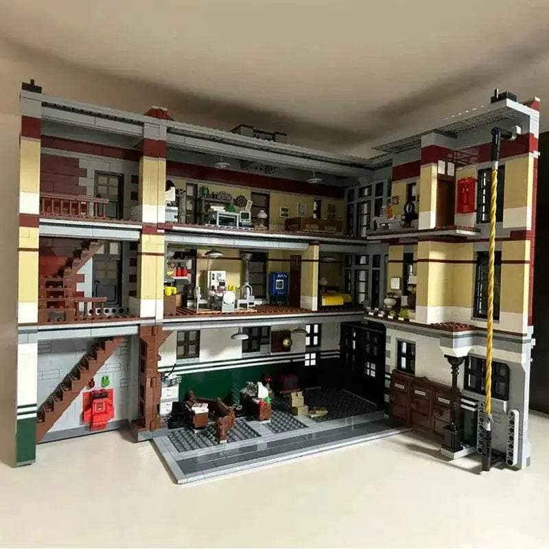 Premium Building Block Set Ghostbusters Firehouse Headquarters With 4634 Pieces Lego Compatible For Kids And Adults - ToylandEU