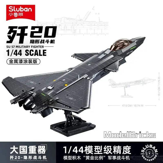 Premium Building Block Set Self Locking Bricks For Kids Who Love Military Aircraft And Collectors - ToylandEU