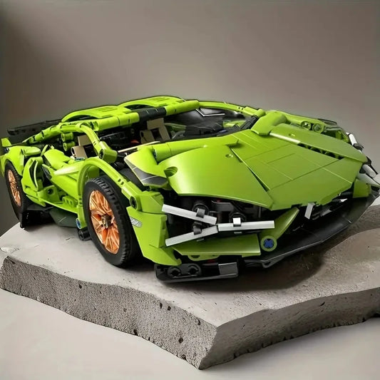 Premium Building Block Set Sports Car Model Puzzle for Racing Car Enthusiasts and Kids - ToylandEU