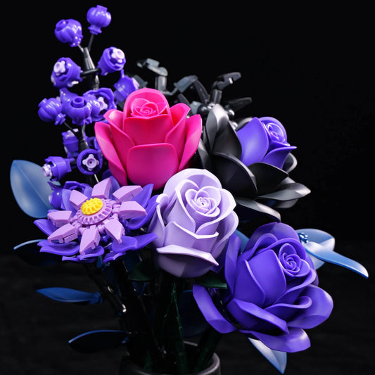 Premium Building Set Simulated Roses Halloween Decor - ToylandEU