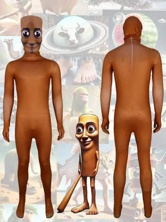 Premium Cartoon Cosplay Jumpsuit Brain Theme Unisex Costume - ToylandEU