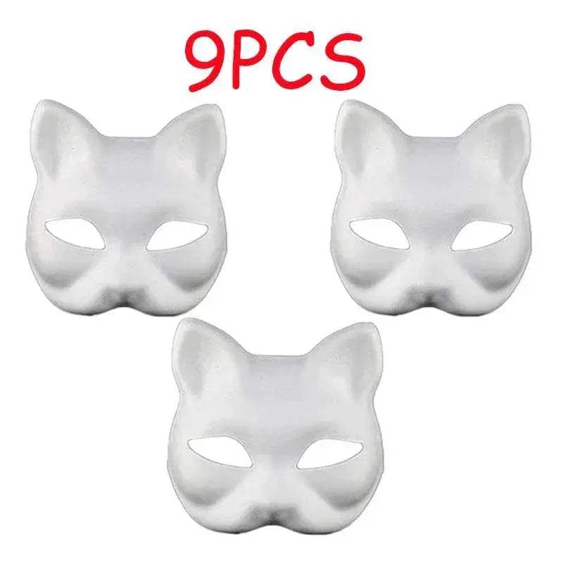 Premium Cat Mask One Size Paintable Mask Toyland EU - ToylandEU™