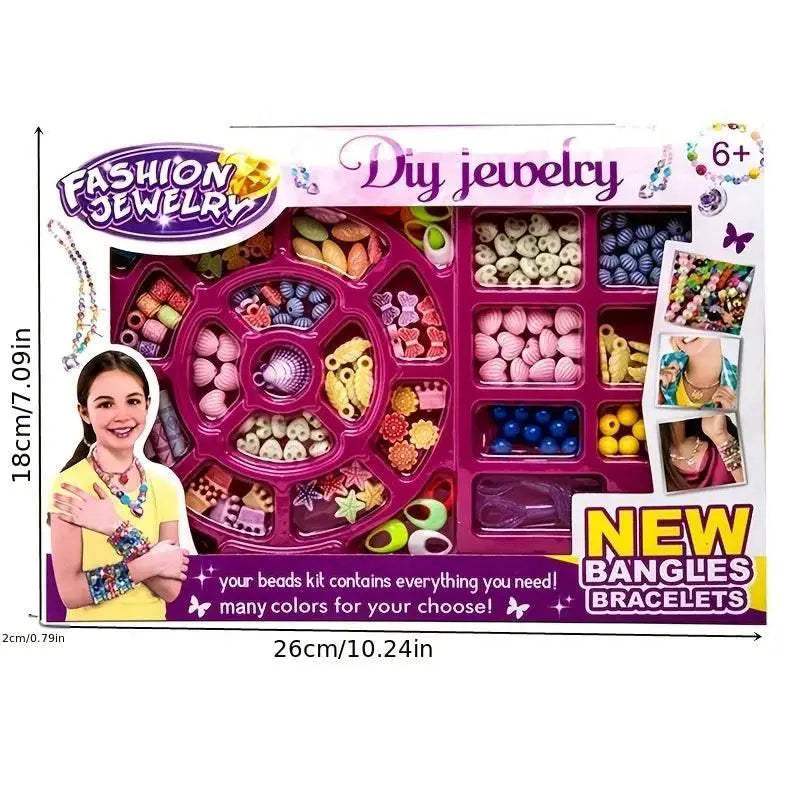 Deluxe Charm Bracelet Kit 4 Beads And Chains Toyland EU - ToylandEU™