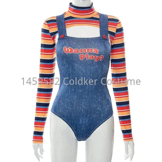 Premium Chucky Cosplay Two Piece Costume Toyland EU - ToylandEU™