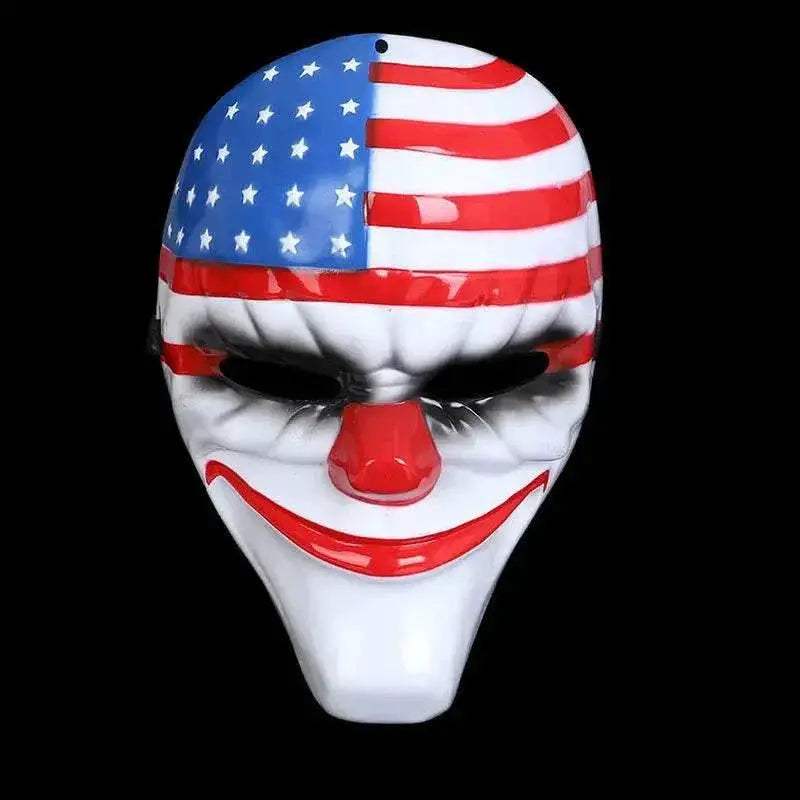 Premium US Flag Clown 2 Sided Mask Toyland EU - ToylandEU™