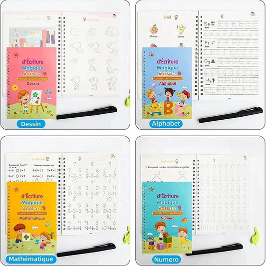 Premium Copy Book French Calligraphy Practice For Kids - ToylandEU