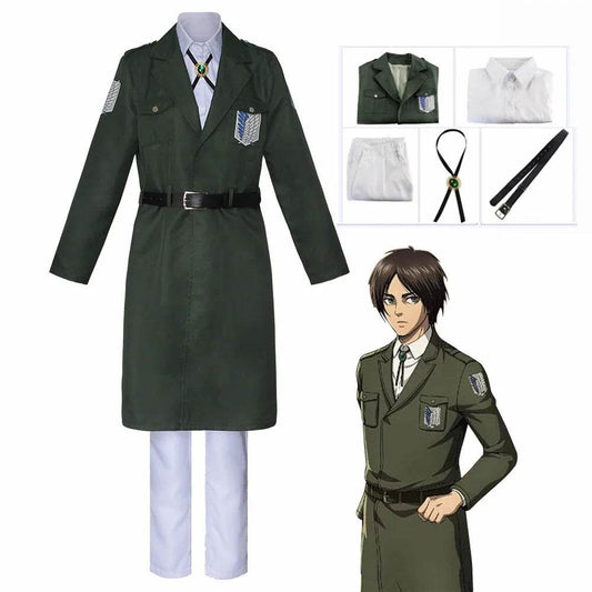 Premium Cosplay Costume Eren Levi Scouting Jacket Unisex - ToylandEU
