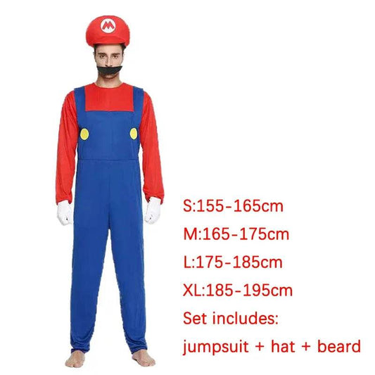 Premium Cosplay Costume Super Luigi Uniform For Adults - ToylandEU