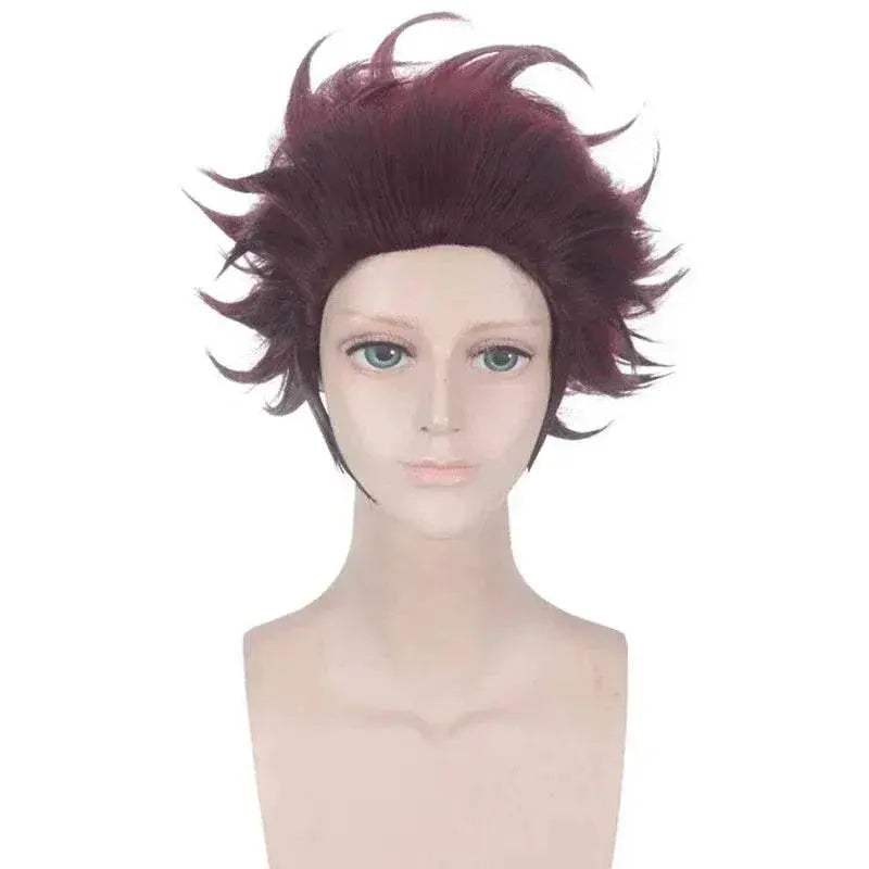 Premium Tanjirou Kamado Unisex Wig Toyland EU - ToylandEU™