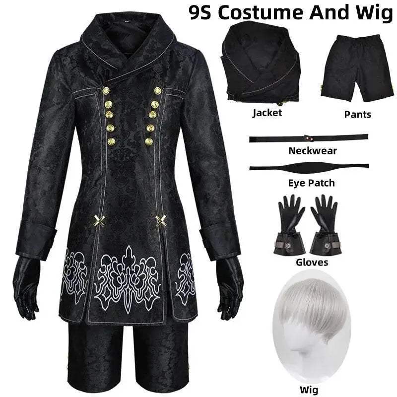 Premium Cosplay Suit Wig Included For Unisex Cosplay Party - ToylandEU