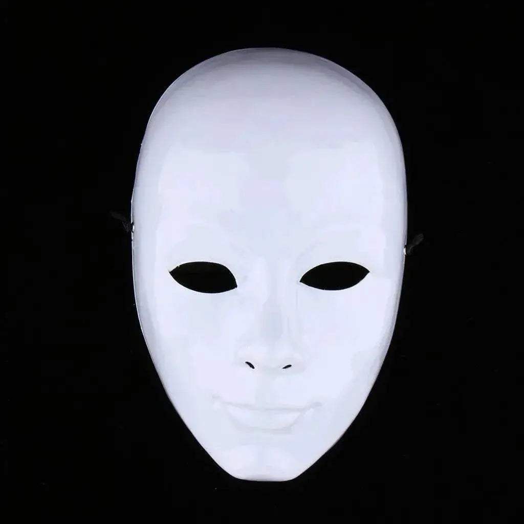 Elite Costume Mask Unpainted Full Face Mask Toyland EU - ToylandEU™