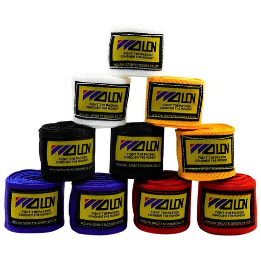 Premium Cotton Boxing Wrist Wraps 2 Rolls For Combat Sports - ToylandEU
