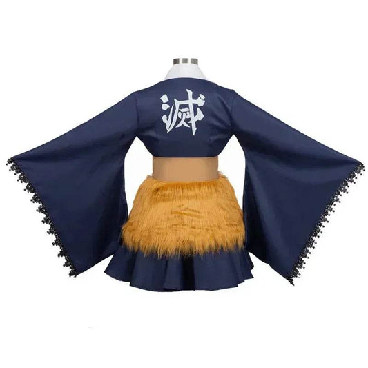 Premium Demon Slayer Cosplay Costume With Wig For Adults - ToylandEU