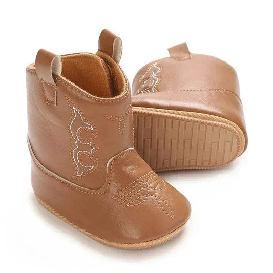 Premium Denim Baby Boots Anti Slip 0to1Y| CN Guangdong - ToylandEU™