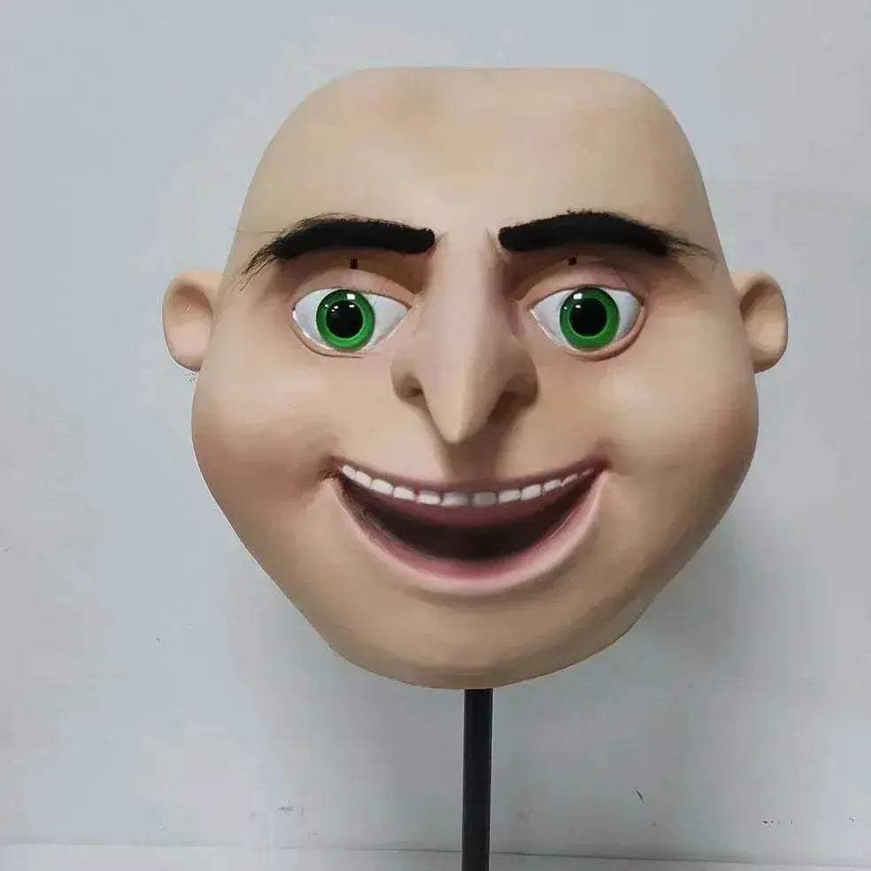 Bold Despicable Gru Mask Full Head Latex 2In1 Toyland EU - ToylandEU™