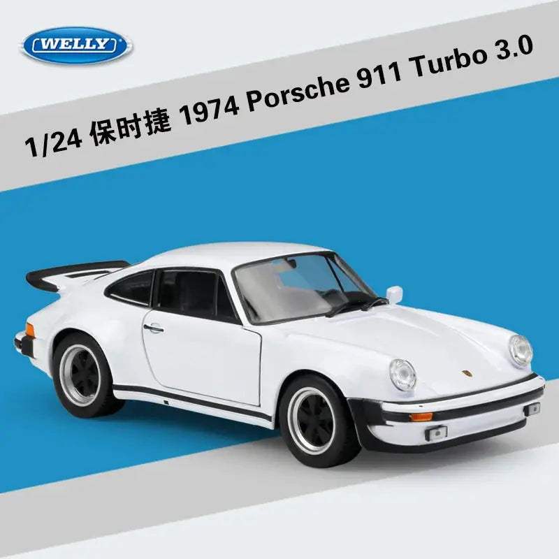 Porsche 911 Die Cast Model Car 1 24 Turbocharged - ToylandEU™