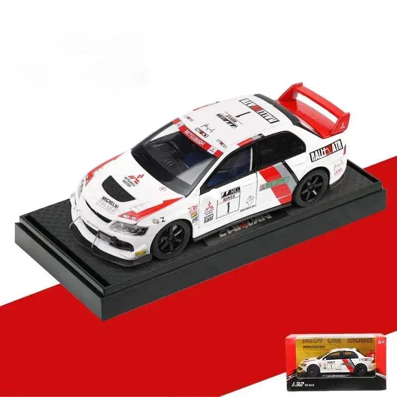 Premium Diecast Car 1:32 Mitsubishi Lancer Evolution EVO Petro Version For Fans - ToylandEU