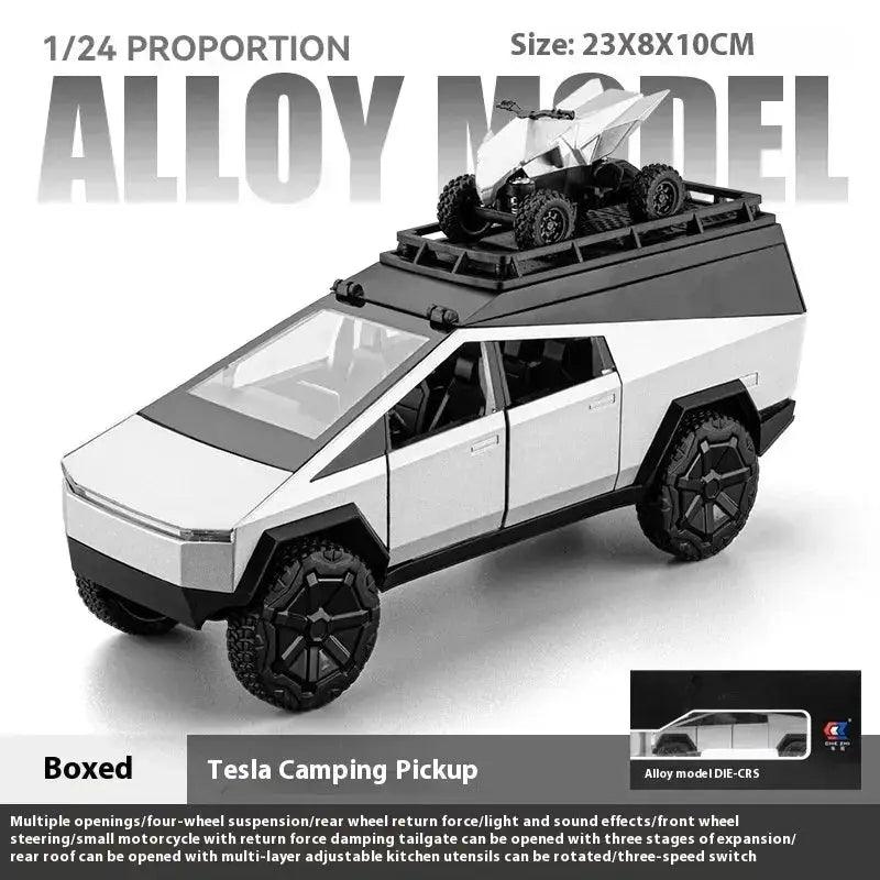 Premium Diecast Cybertruck 1 24 Camping Toyland EU - ToylandEU™