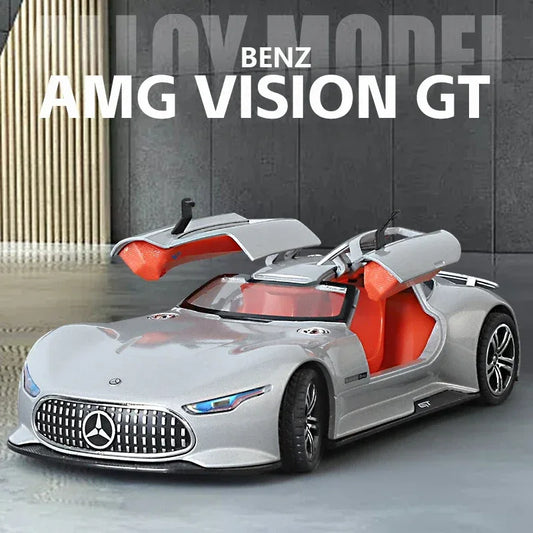 Premium Diecast Mercedes Benz AMG Vision GT Car Model - ToylandEU