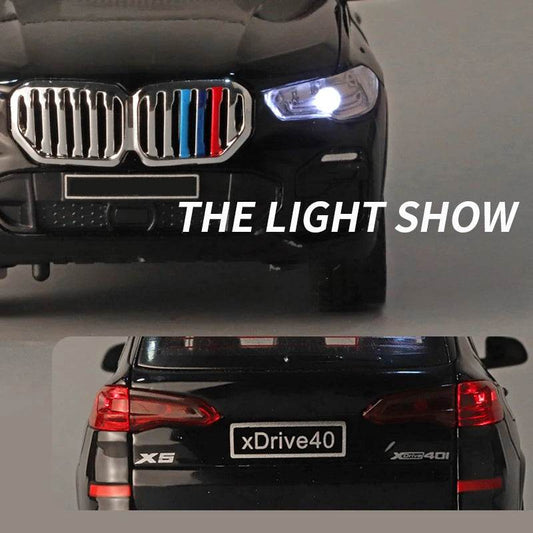 Premium Diecast Model Car BMW X5 Alloy Body With Realistic Sound And Light Perfect Gift For Kids - ToylandEU