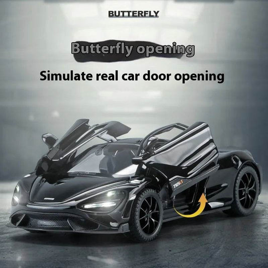 Premium Diecast Model Car One Thirty Second Scale McLaren 765LT Alloy DIY Self Designed Ornament For Boyfriend Gift - ToylandEU