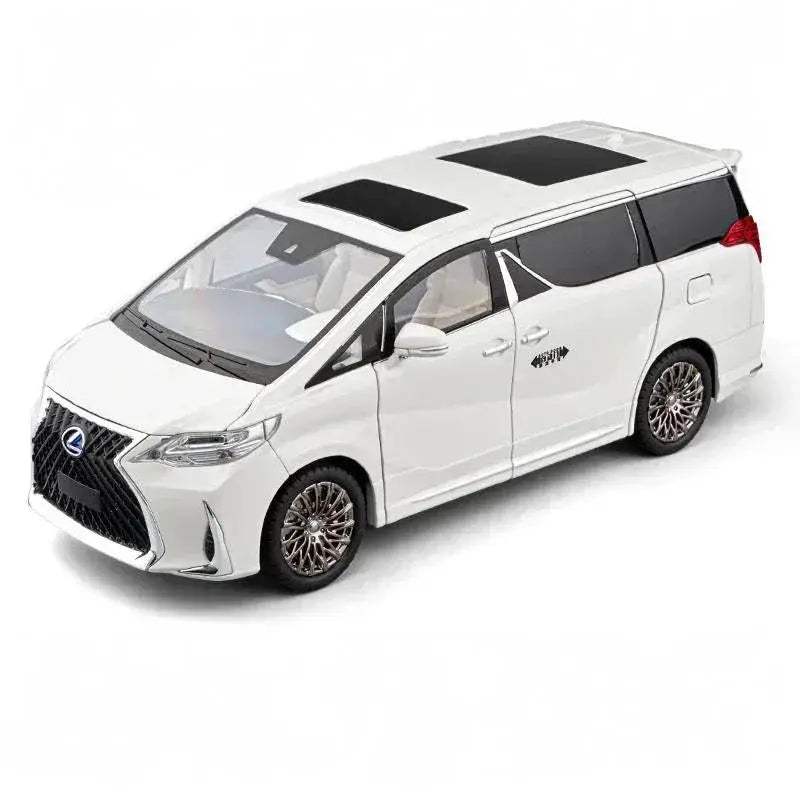 Premium Diecast Model Car OneTo18 Lexus LM300 Sound And Light For Collectors - ToylandEU