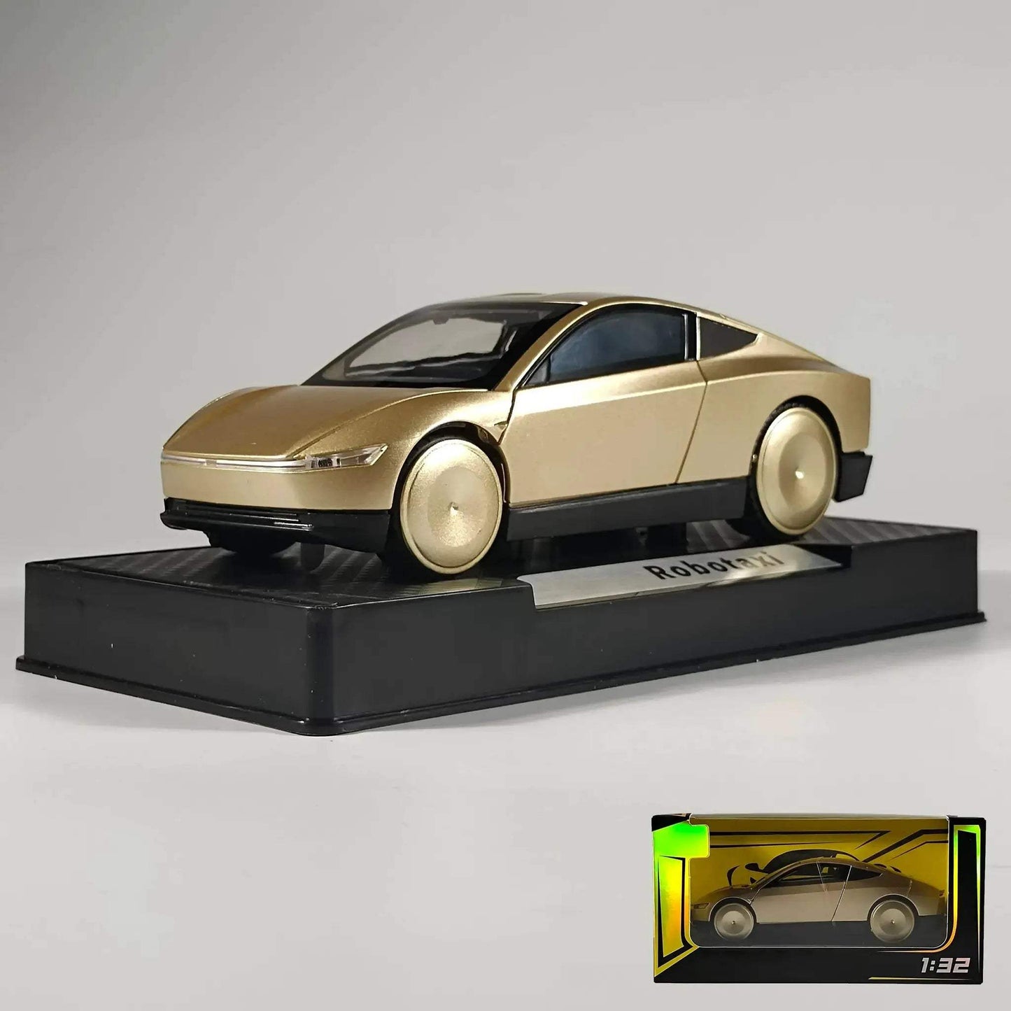 Premium Diecast Model Car Robotaxi Driverless With Sound And Light For Kids - ToylandEU