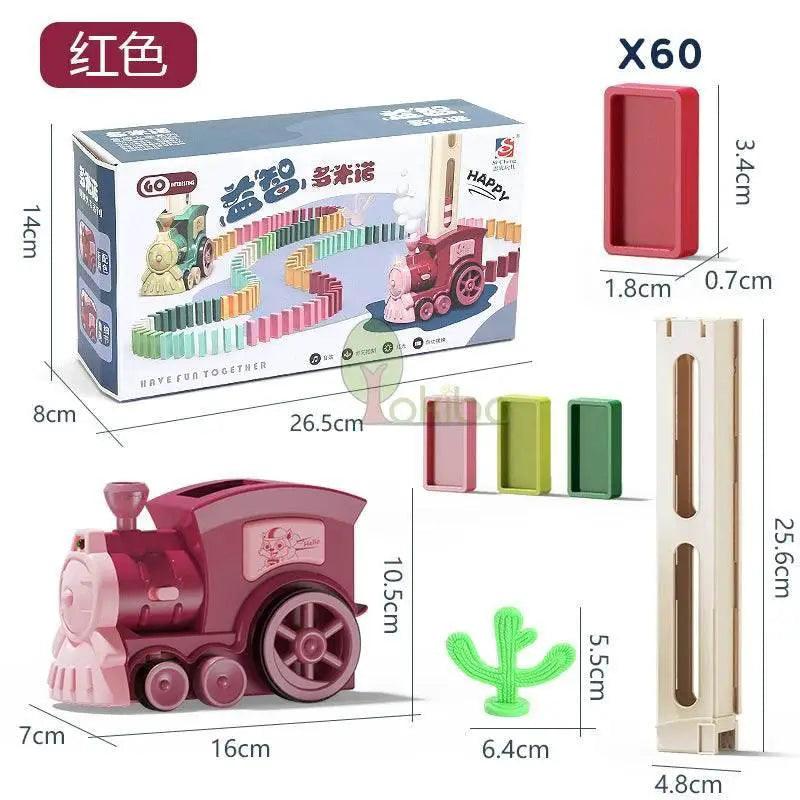 Premium Domino Train Set Playset With Sound Toyland EU - ToylandEU™