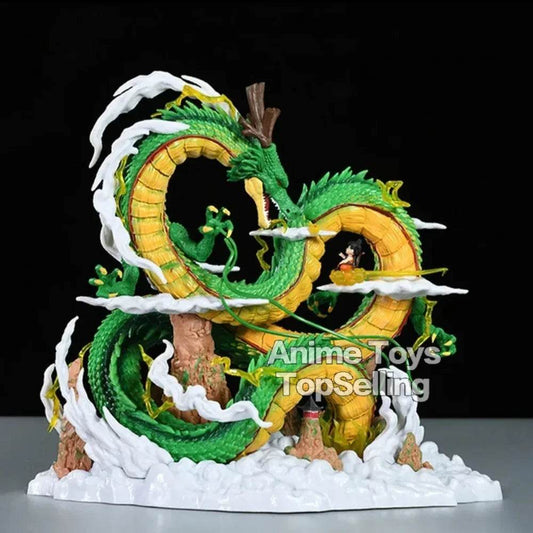 Premium Dragon Ball Z Figure Shenron And Goku Duo For Fans - ToylandEU