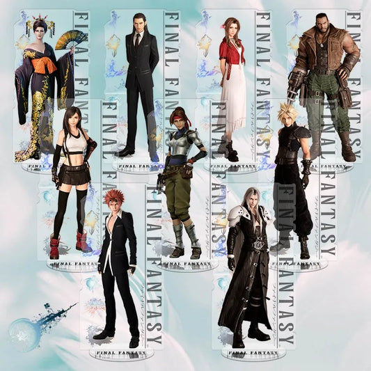 Premium FF7 Remake Acrylic Stand Figure 16cm Desk Ornament - ToylandEU