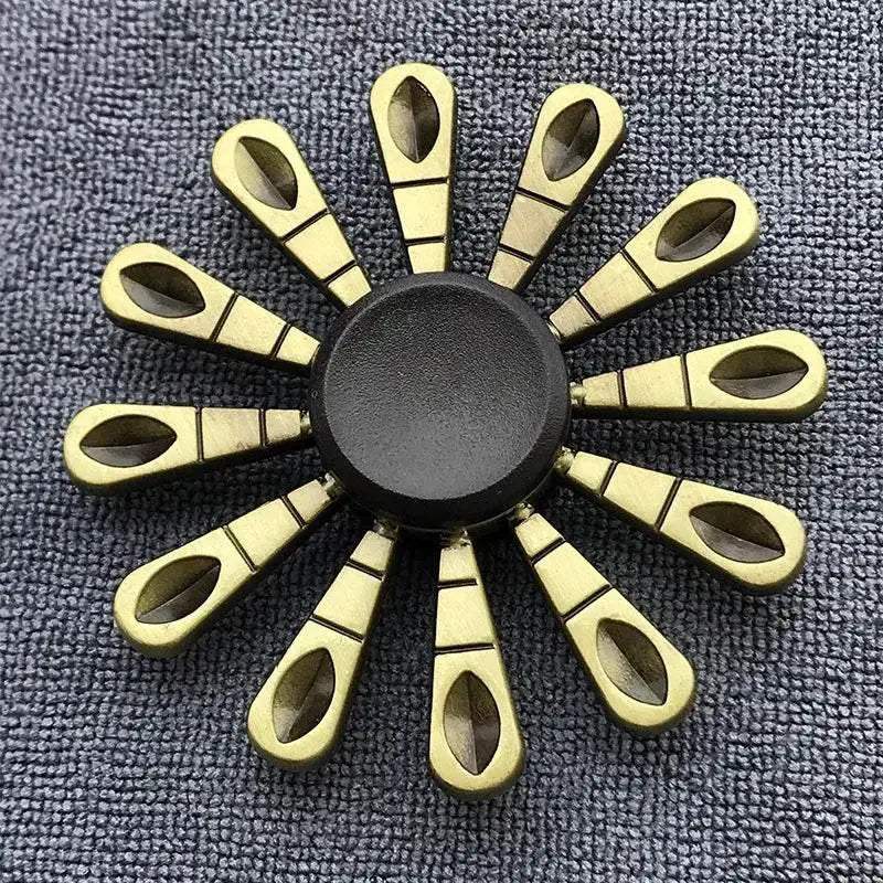 Calming Fidget Spinner 6cm Bronze Alloy Toyland EU - ToylandEU™