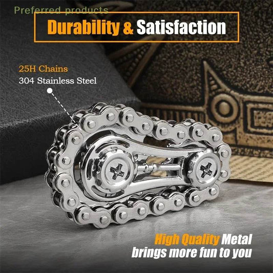 Premium Fidget Spinner Chain Tooth Flywheel For Adults - ToylandEU