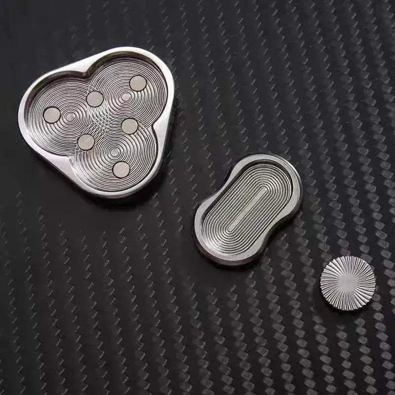 Premium Fidget Toy Triangle Magnetic Push Slider For Adults With ADHD And Anxiety Relief - ToylandEU