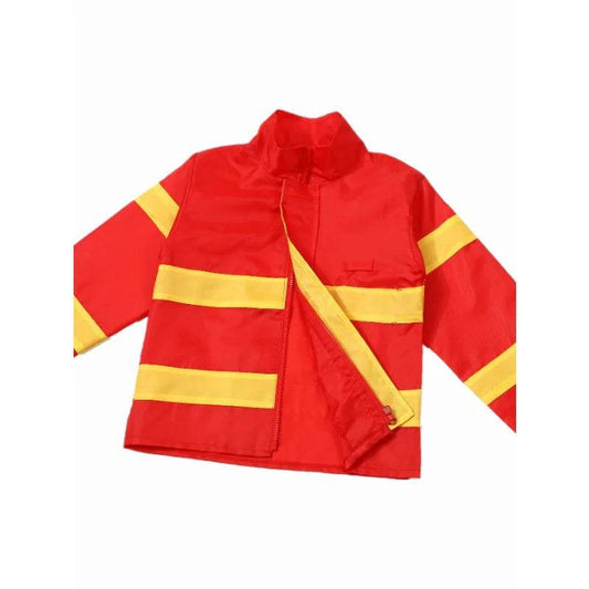 Premium Firefighter Costume Printed Zipper Jacket For Kids - ToylandEU