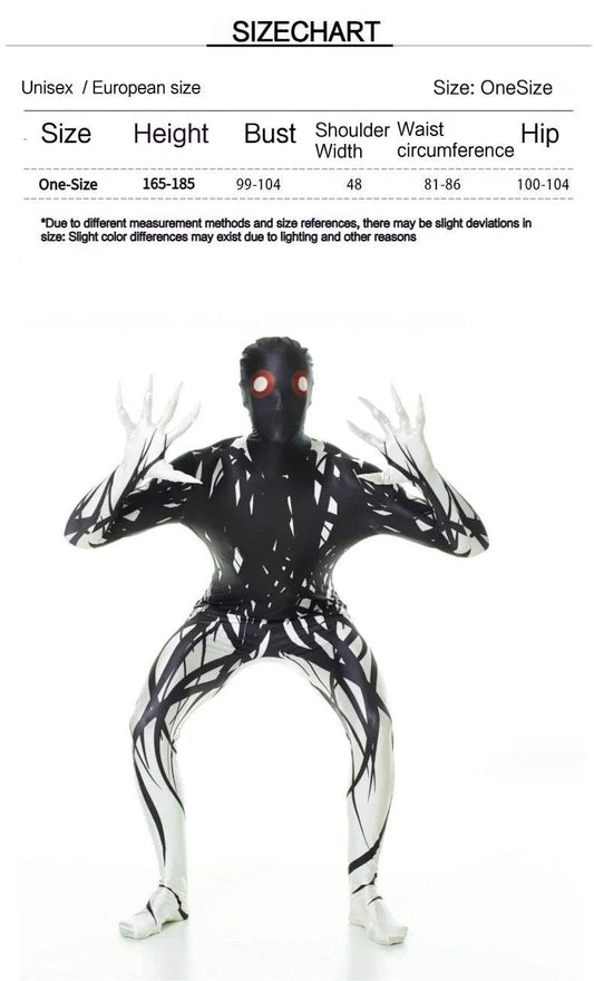 Premium Halloween Costume Shadow Demon Morph Suit Adults - ToylandEU