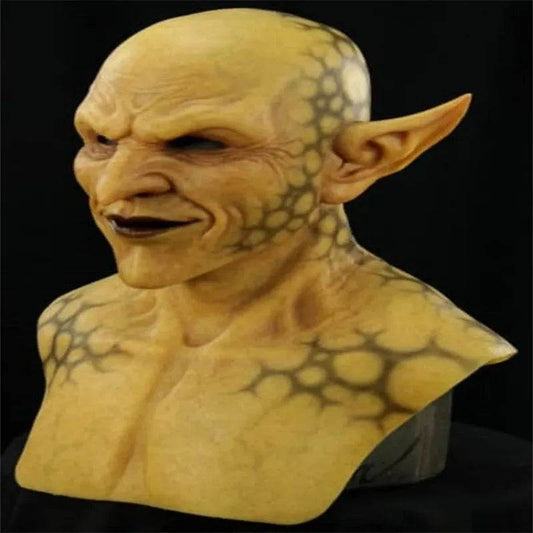Premium Halloween Yellow Imp Mask Hood For Adults And Teens - ToylandEU