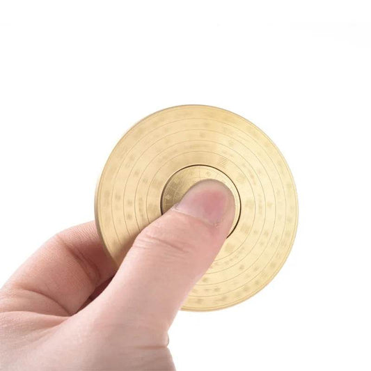 Premium Hand Spinner Golden Metal For Kids And Adults - ToylandEU
