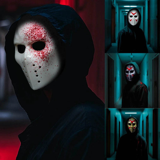 Premium Hockey Mask Jason Voorhees Style Full Face Adults - ToylandEU