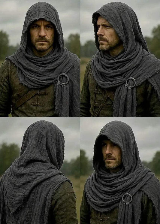 Premium Hooded Cloak Viking Brooch For Halloween Costumes - ToylandEU