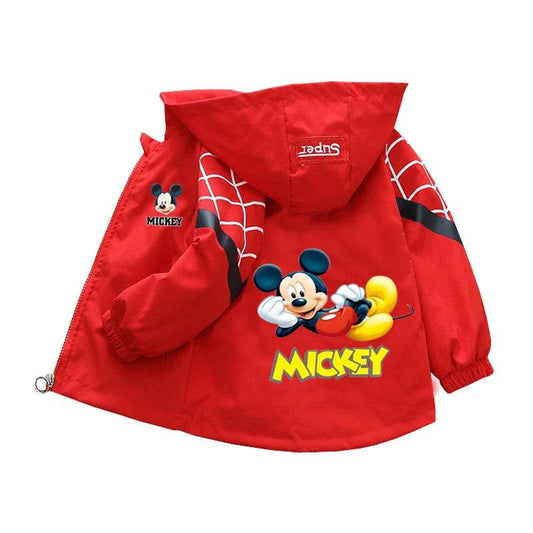 Premium Hooded Jacket Spiderman Theme Unisex Kids Cosplay Outerwear For Ages 1 To 10 - ToylandEU