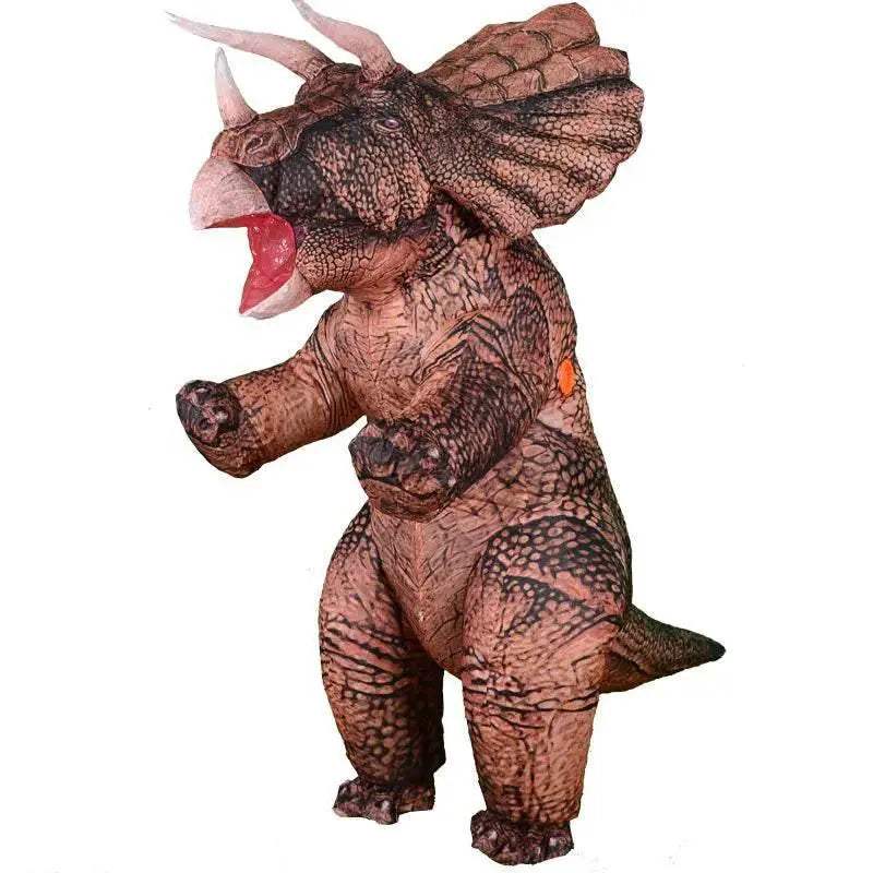 Premium Inflatable Dinosaur Costume Realistic Triceratops Design for Adults Halloween Party and Cosplay Events - ToylandEU