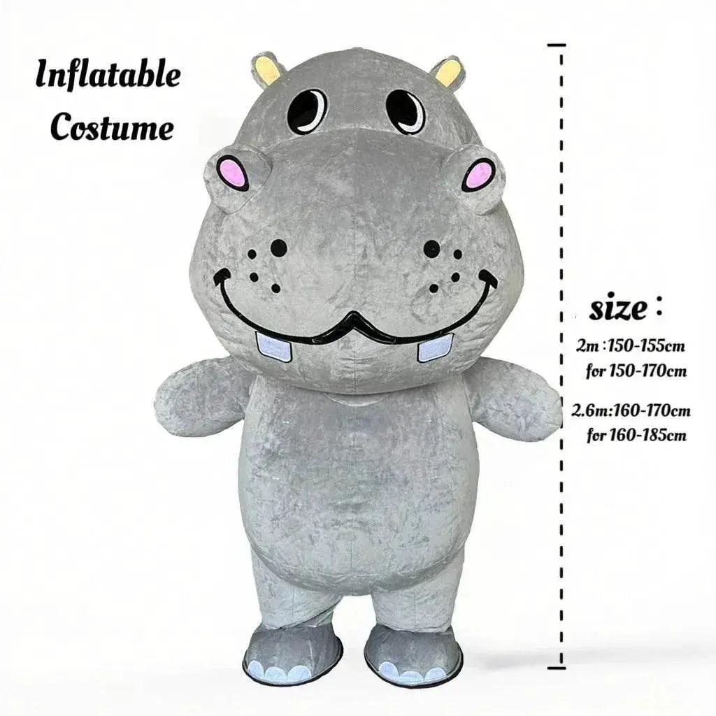Premium Inflatable Hippo Costume 2m Cosplay Toyland EU - ToylandEU™