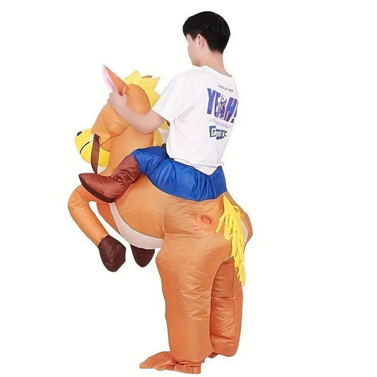 Premium Inflatable Horse Costume Western Elements For Party - ToylandEU